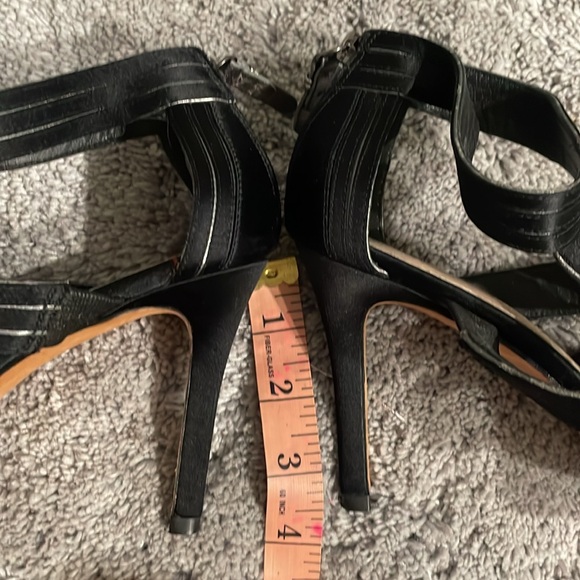 Via Spiga black leather sandal heels, EUC, Size 8.5m - Picture 3 of 6
